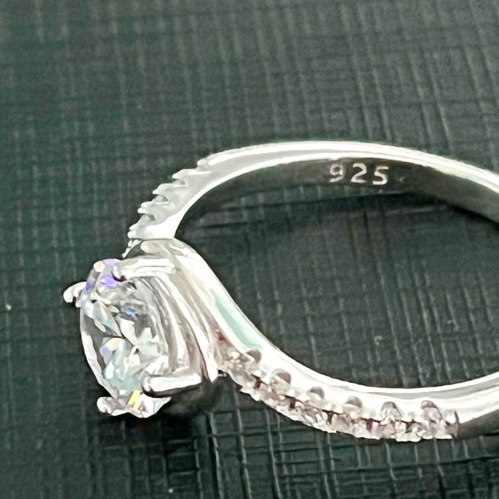 2ct Diamond 14KGP Ring - Picture 4 of 5